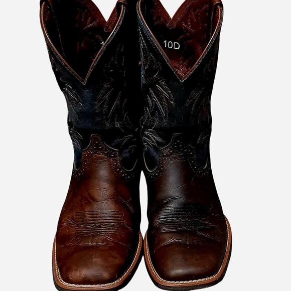 Ariat quickdraw leather cowboy boots main image 8